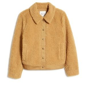 Madewell Portland Fleece Jacket, Sz Medium